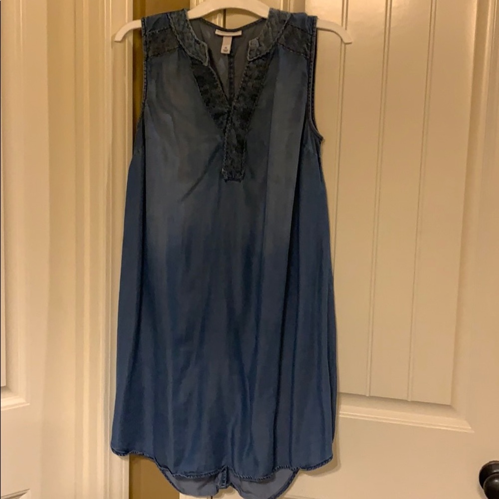 Liz Lange chambray Maternity Dress